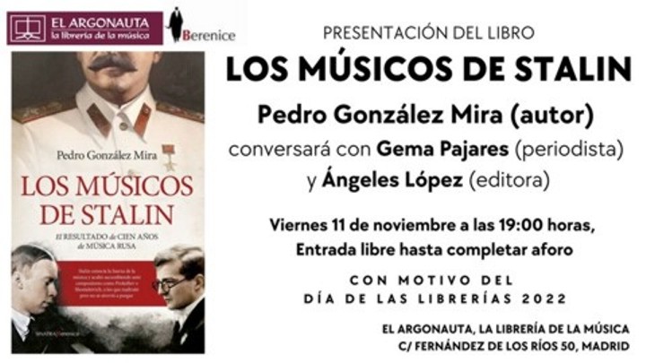Presentación del libro 'Los músicos de Stalin' de Pedro González Mira