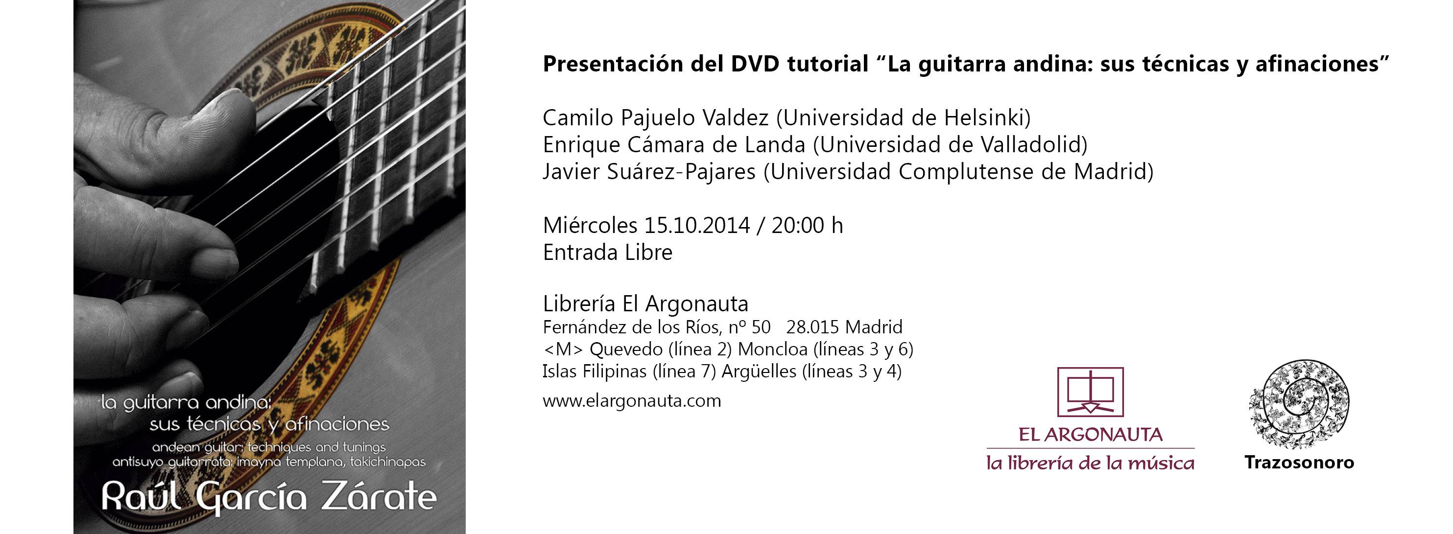 Presentación del DVD "La guitarra andina"