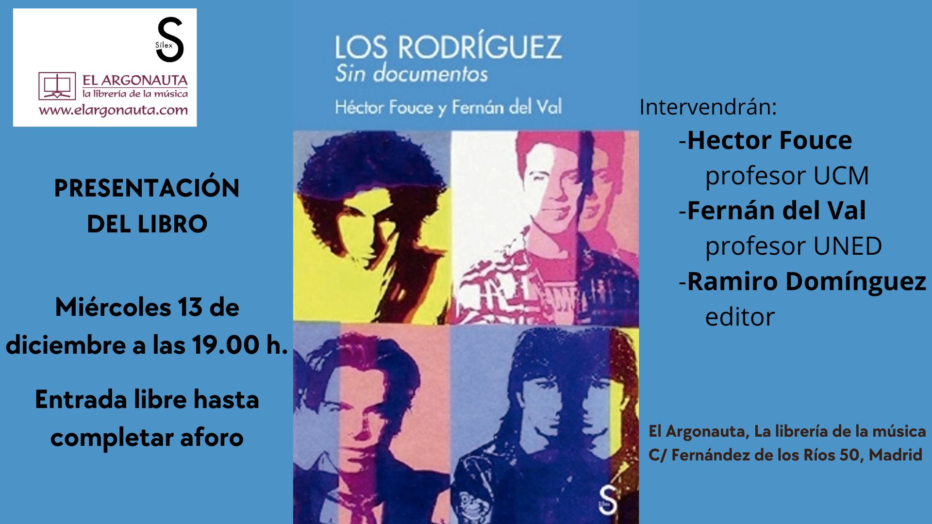 Presentación del libro 'Los Rodríguez. Sin documentos'