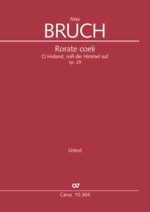 Rorate Coeli Op. 29: O Heiland, Reiss die Himmel auf, SATB and Orchestra, Score