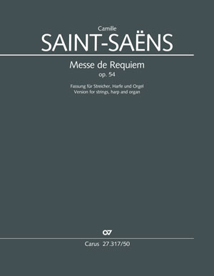Messe de Requiem: Op. 54, Soli (SATB), Mixed Choir, Strings, Harp and Organ, Score