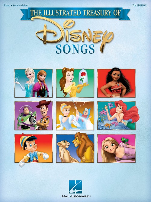 The Illustrated Treasury of Disney Songs, 7th Edition, Piano, Vocal and Guitar