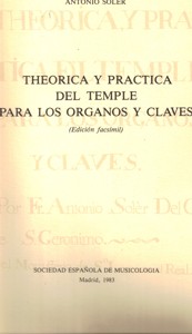 Theórica y práctica del temple para los órganos y claves. 10116