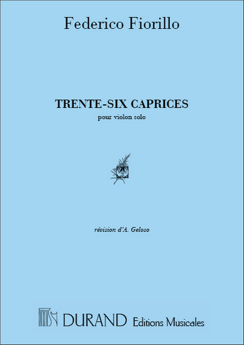 Trente-six caprices pour violon seul