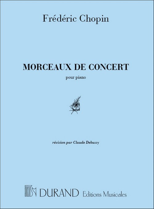 Morceaux de concert, révision de Claude Debussy, piano