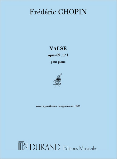 Valse, Op. 69 nº 1, pour piano