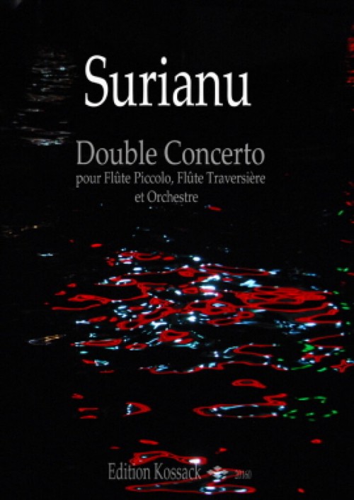 Double Concerto pour flûte piccolo, flûte traversière et orchestre, réduction pour piano