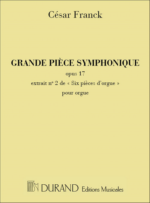 Grande pièce symphonique, pour orgue