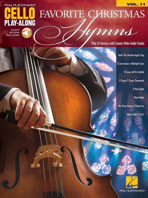 Favorite Christmas Hymns: Cello Play-Along Volume 11