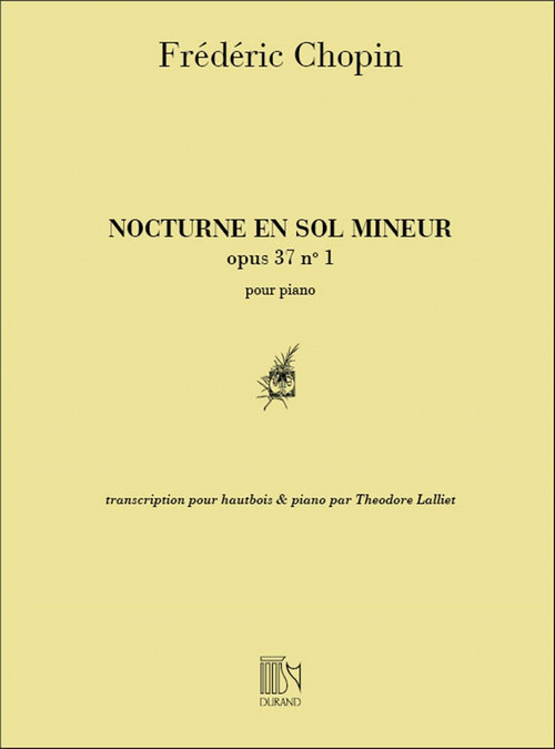 Nocturne, Op. 37 nº 1, hautbois et piano