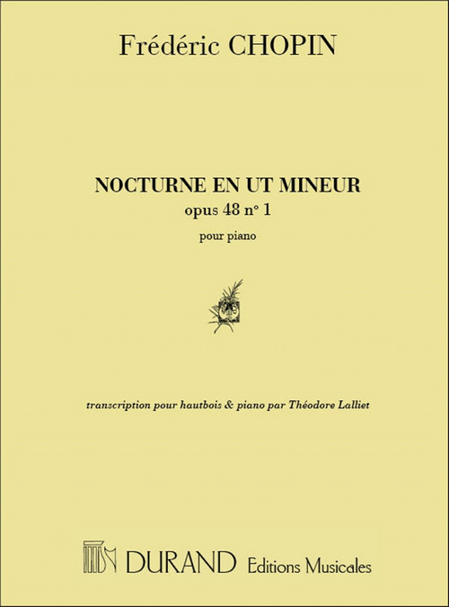 Nocturne, Op. 48 nº 1, hautbois et piano
