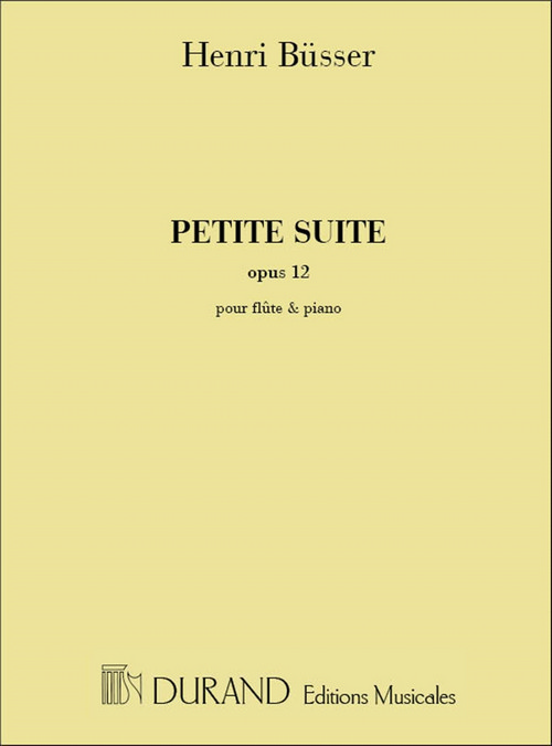 Petite Suite, Opus 12, pour flûte et piano