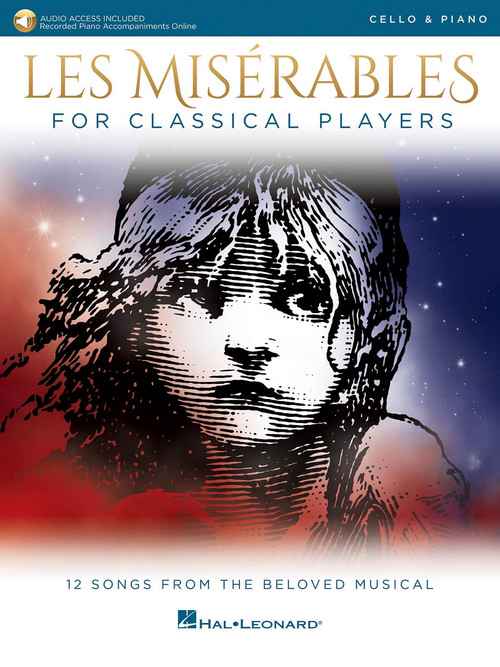 Les Miserables for Classical Players: Cello and Piano with Online Accompaniments (Score and Solo Part)