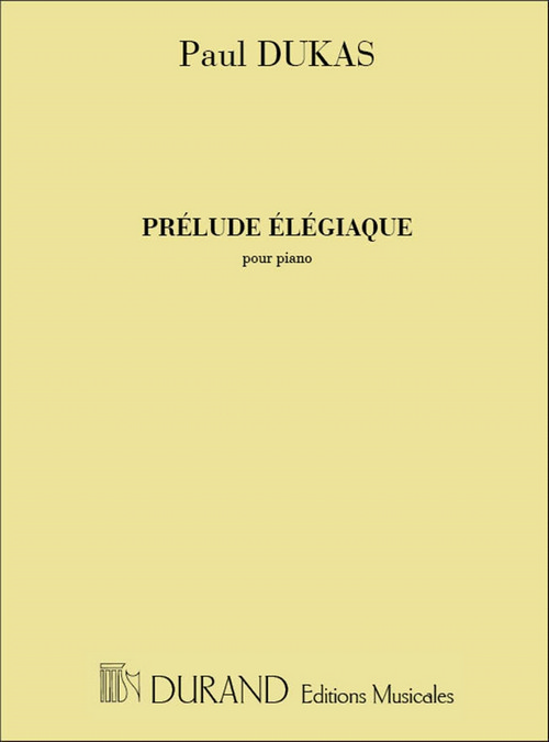 Prélude elegiaque, pour piano