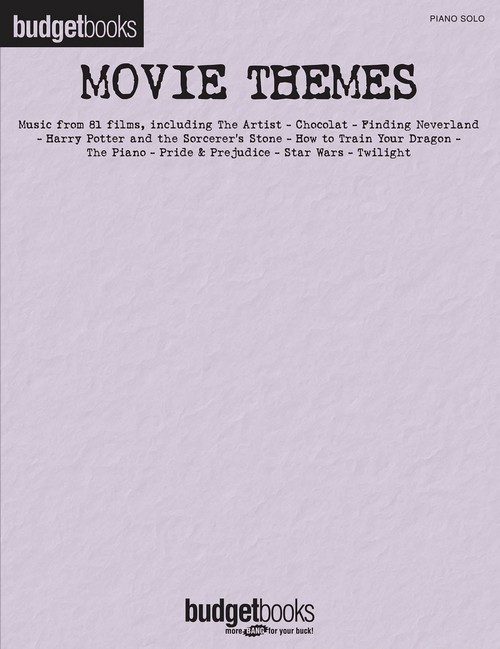 Movie Themes: Budget Books, Piano