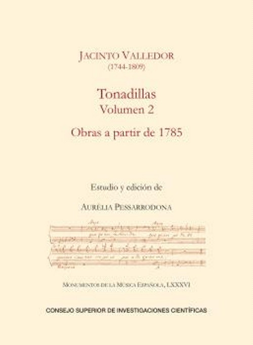 Tonadillas, Vol. 2: Obras a partir de 1785