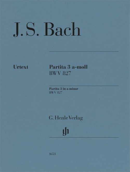 Partita 3 in a minor, BWV 827, Piano