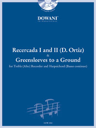 Recercada I in G minor and II in G Major: Greensleeves to a Ground, for Treble (Alto) Recorder and Basso Continuo