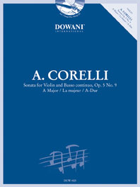 Sonata in A-Dur, Op. 5 No. 9, for Violin. 9783905477764