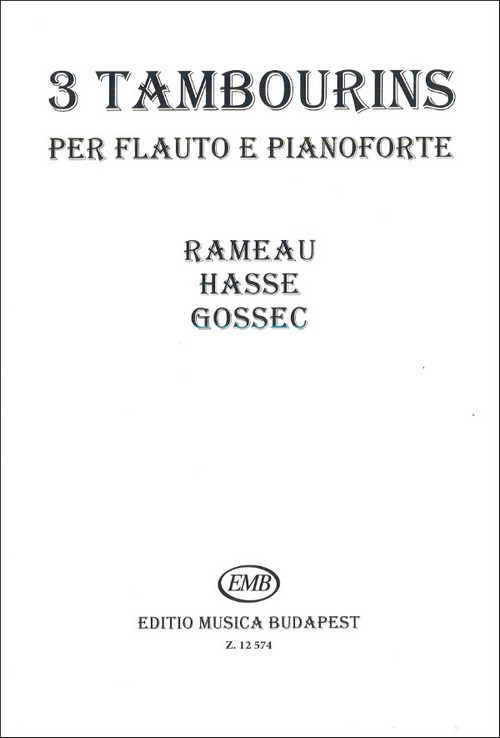 3 Tambourins per flauto e pianoforte