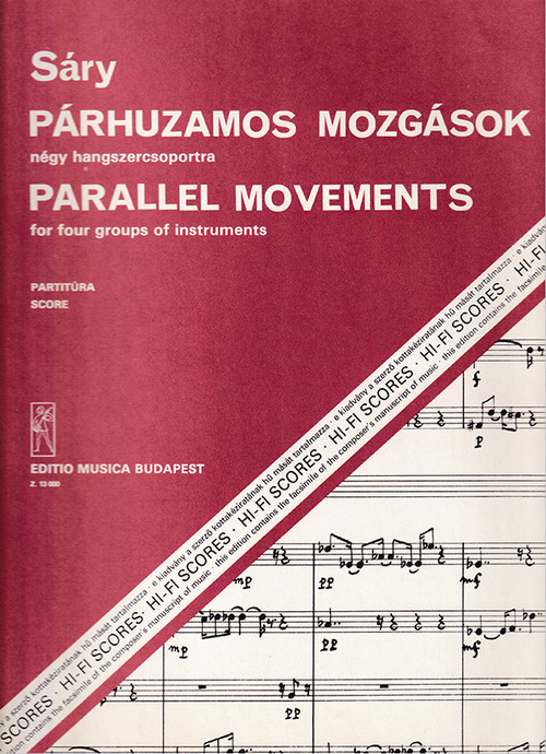 Parallel Movements, for Four Groups of Instruments