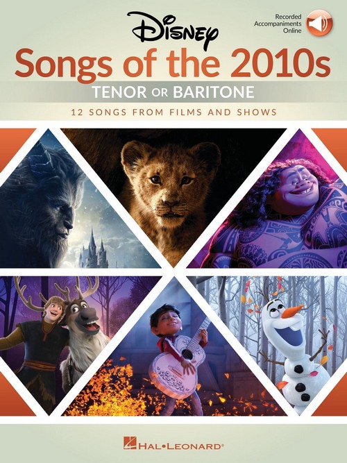 Disney Songs of the 2010s: Tenor or Baritone, with Online Piano Accompaniments