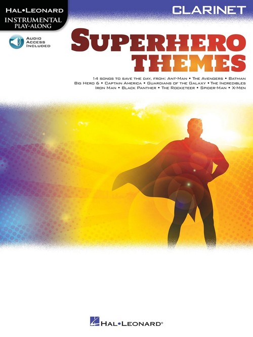 Superhero Themes for Clarinet: Instrumental Play-Along