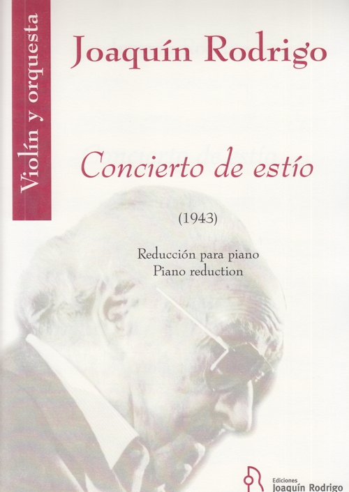 Concierto de estío, para violín y orquesta, reducción para piano