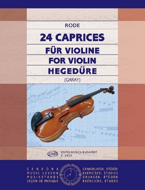 24 Caprices, for Violin