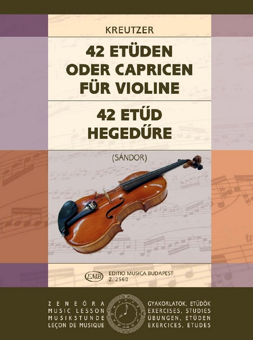 42 Etüden oder Capricen für Violine