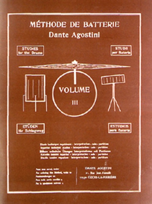 Methode De Batterie - Studies For The Drums - Solfege Batterie. Volume 3