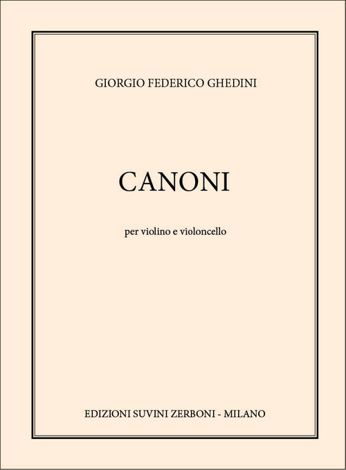 Canoni, per violino e violoncello