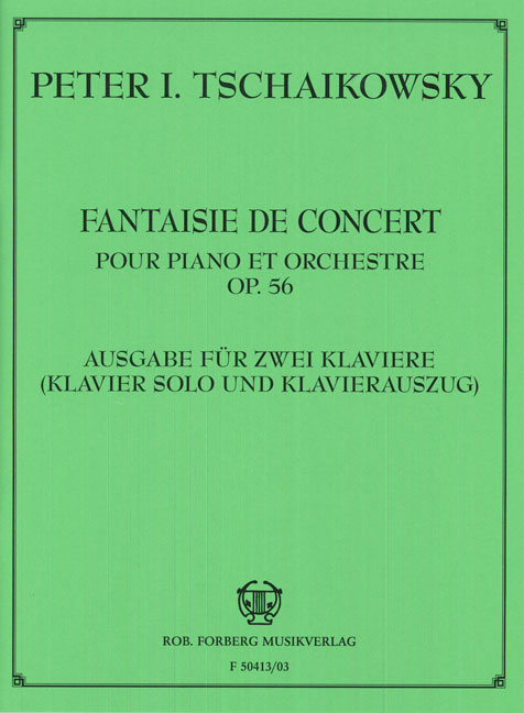 Fantaisie de concert (Konzertfantasie), op. 56, Orchestra and Piano