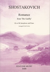 Romance from "The Gadfly", Alto- or Tenor Saxophone