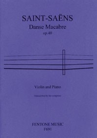 Danse Macabre Op. 40, Violin
