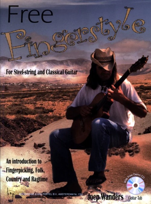 Free Fingestyle Guitar, for Stee-string and Classical Guitar: An introduction to fingerpicking, folk, country and ragtime