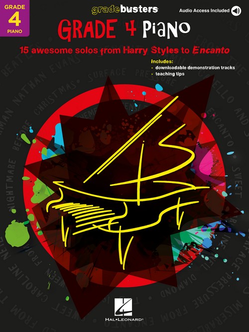 Gradebusters Grade 4, Piano: 15 awesome solos from Harry Styles to Encanto
