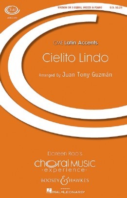 Cielito lindo, Unison or 3 Equal Voices and Piano