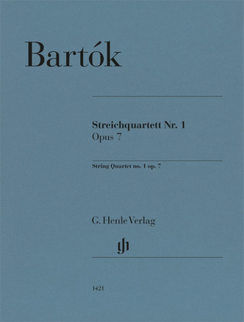 String Quartet no. Nr. 1 op. 7, for String Quartet, Set of Parts. 9790201814216