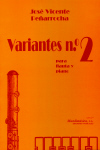 Variantes nº 2. Para flauta y piano. 9788488038487