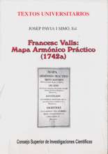 Francesc Valls: Mapa Armónico Práctico (1742a). 9788400080686