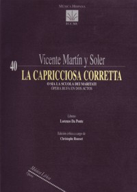 La capricciosa corretta, o sia, La scuola dei maritati, ópera bufa en dos actos