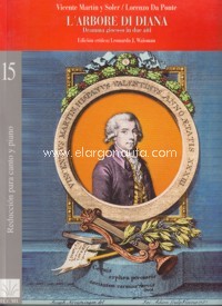 L'arbore di Diana, dramma giocoso in due atti - Reducción para canto y piano