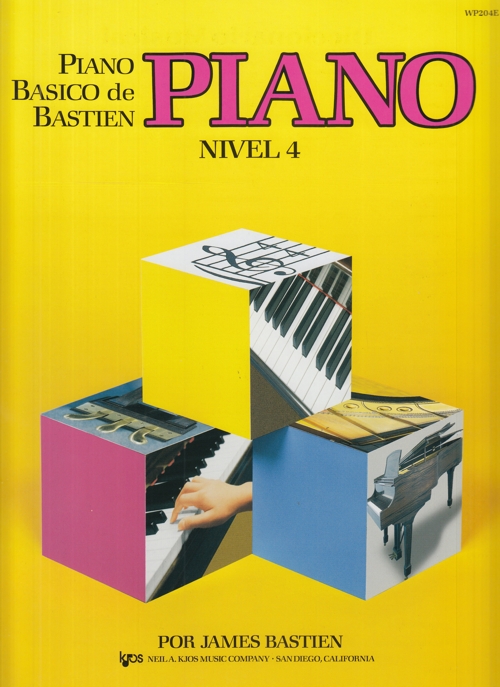 Piano. Nivel 4. Piano Básico de Bastien. 9780849794735