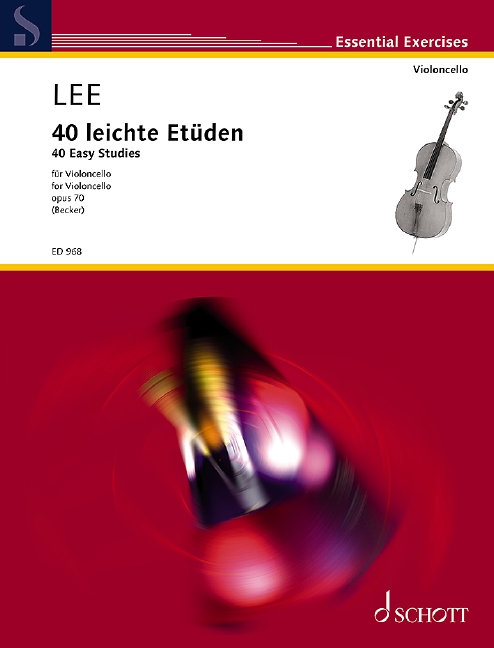 40 leichte Etüden in der ersten Lage, für Violoncello, Opus 70. 9790001032360