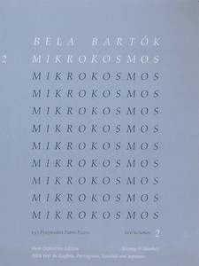 Mikrokosmos. 153 Progressive Piano Pieces. In 6 volumes (vol. 2). 9790060097324