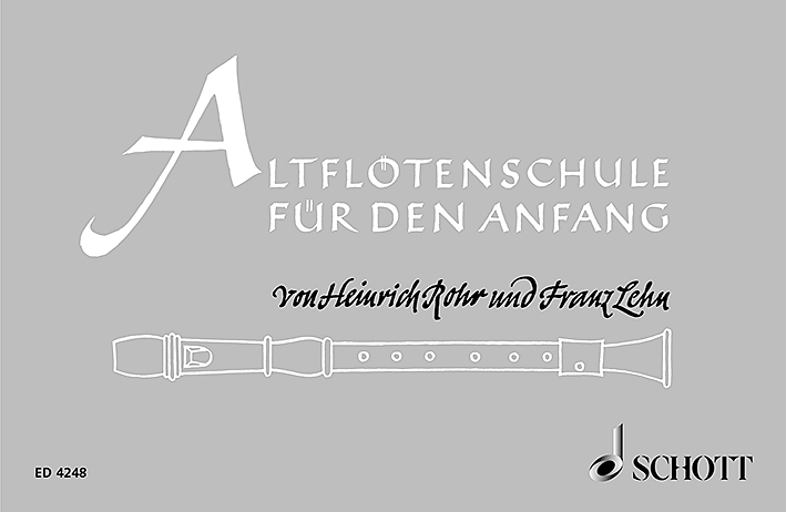 Altflötenschule für den Anfang