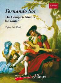 The Complete Studies for Guitar. Newly engraved from early editions. 9790204704910