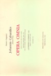 Opera omnia, volumen VII