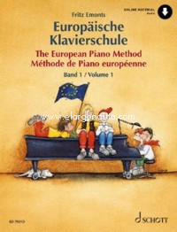 Vol 1. Europäische Klavierschule (+audio download)